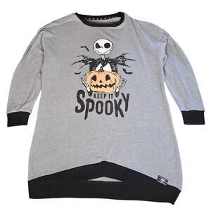 Size XL Tim Burton's The Nightmare Before Christmas Shirt Jack Skellington Women